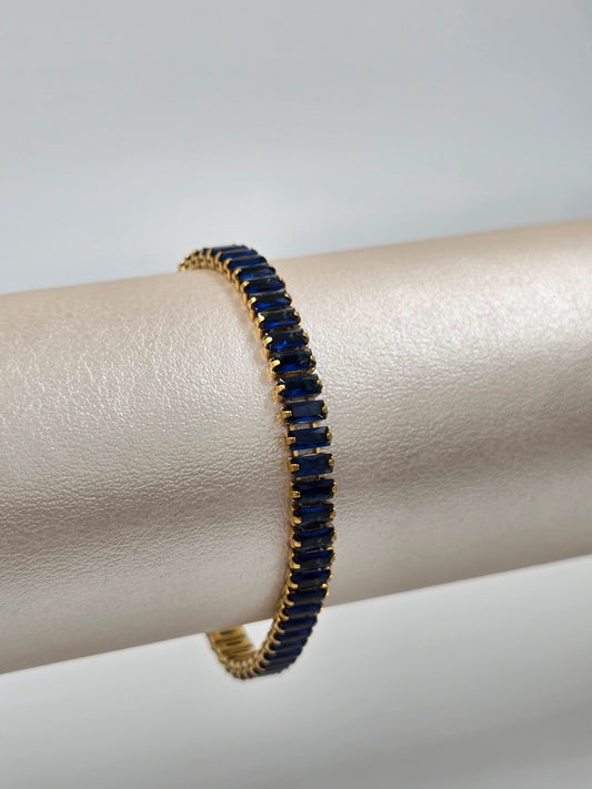 Stainless Steel Tennis Bracelet - Large