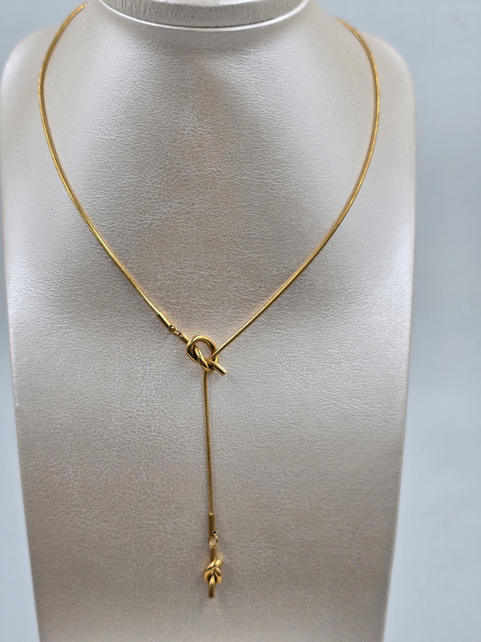 Stainless Steel Knot Necklace