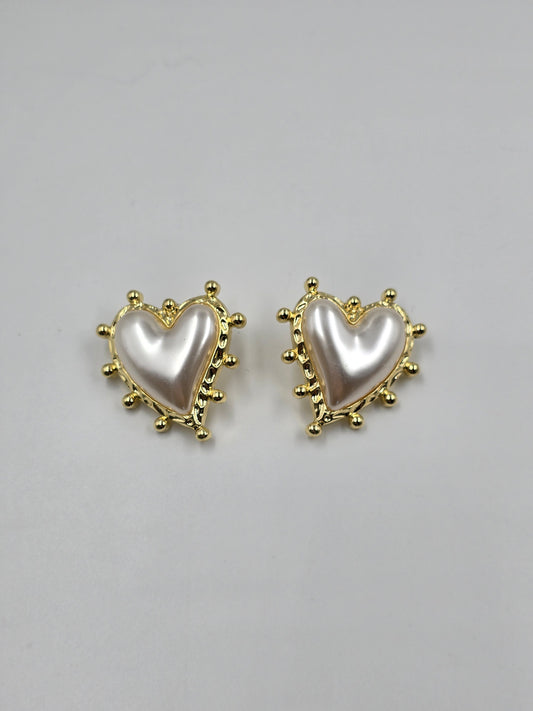 Heart Statement Earrings