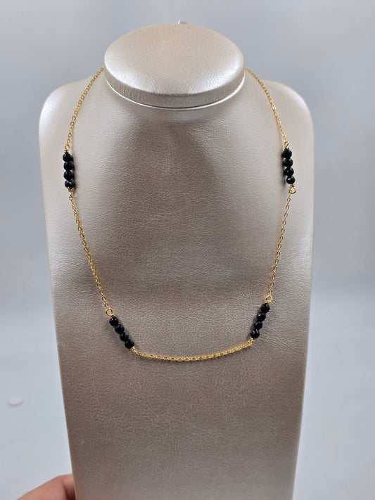 Gold and Beads Necklace