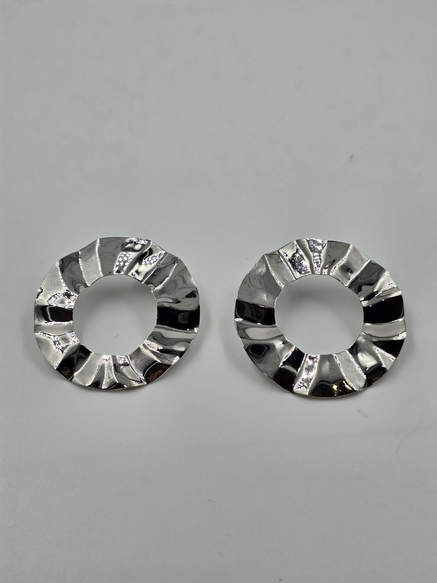 Circle Textured Earrings