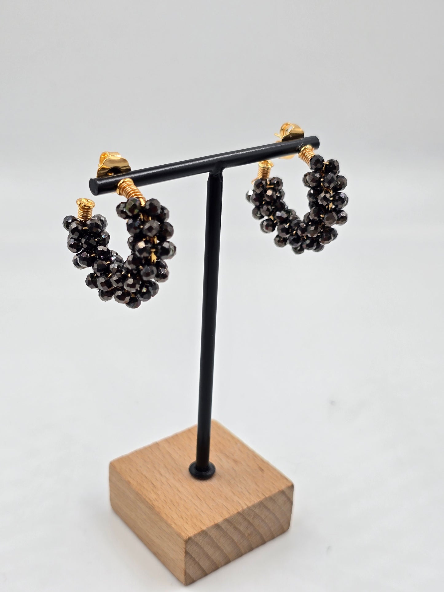 O - Handmade Bloom Hoops Earrings