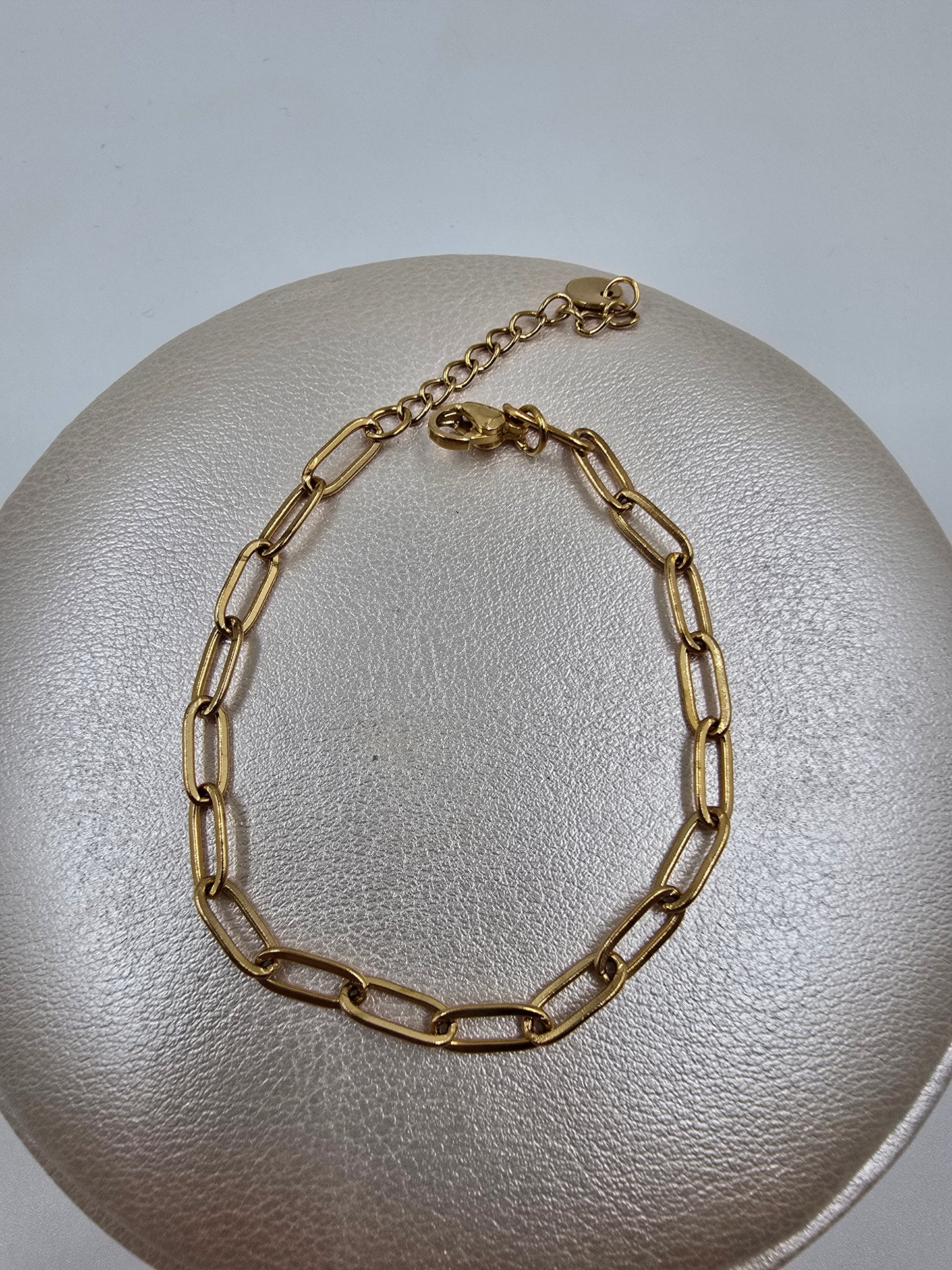 N - Basic Stainless Steel Link Bracelet