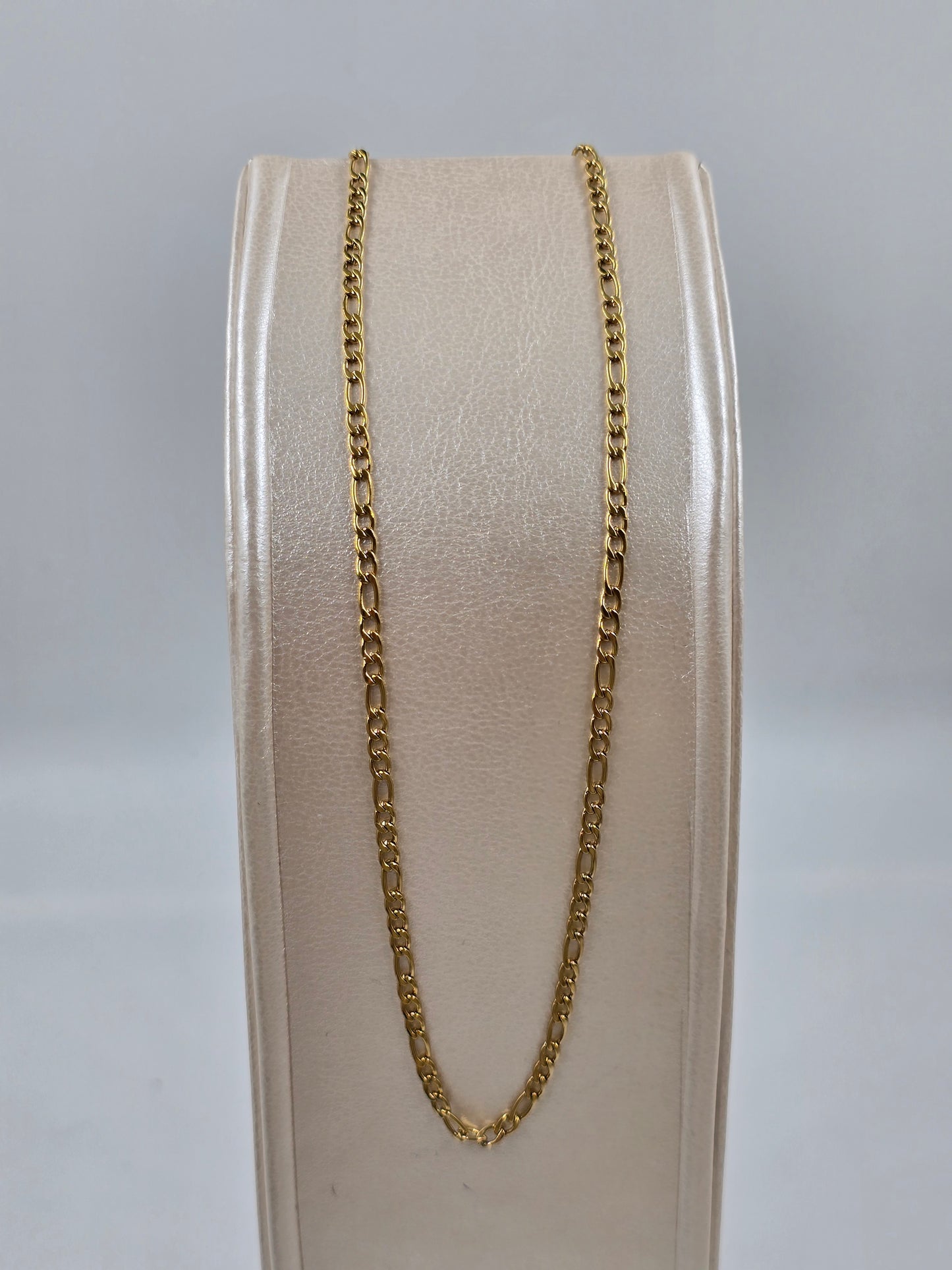 N - Small Stainless Steel Basic Chain Necklace