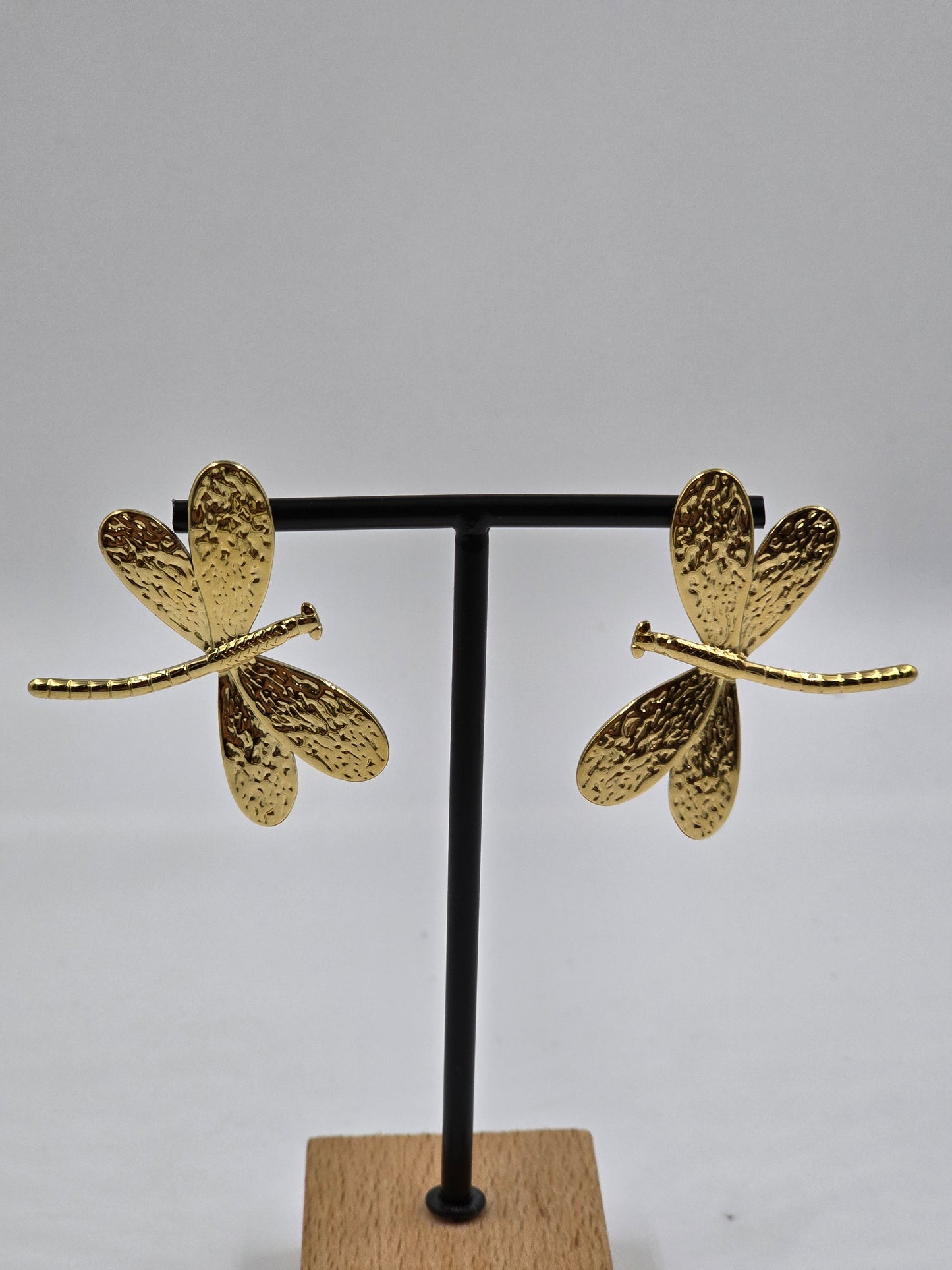 C - Golden Firefly Earrings