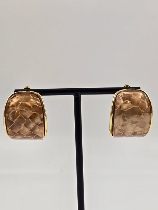 C - Golden Brons Earring