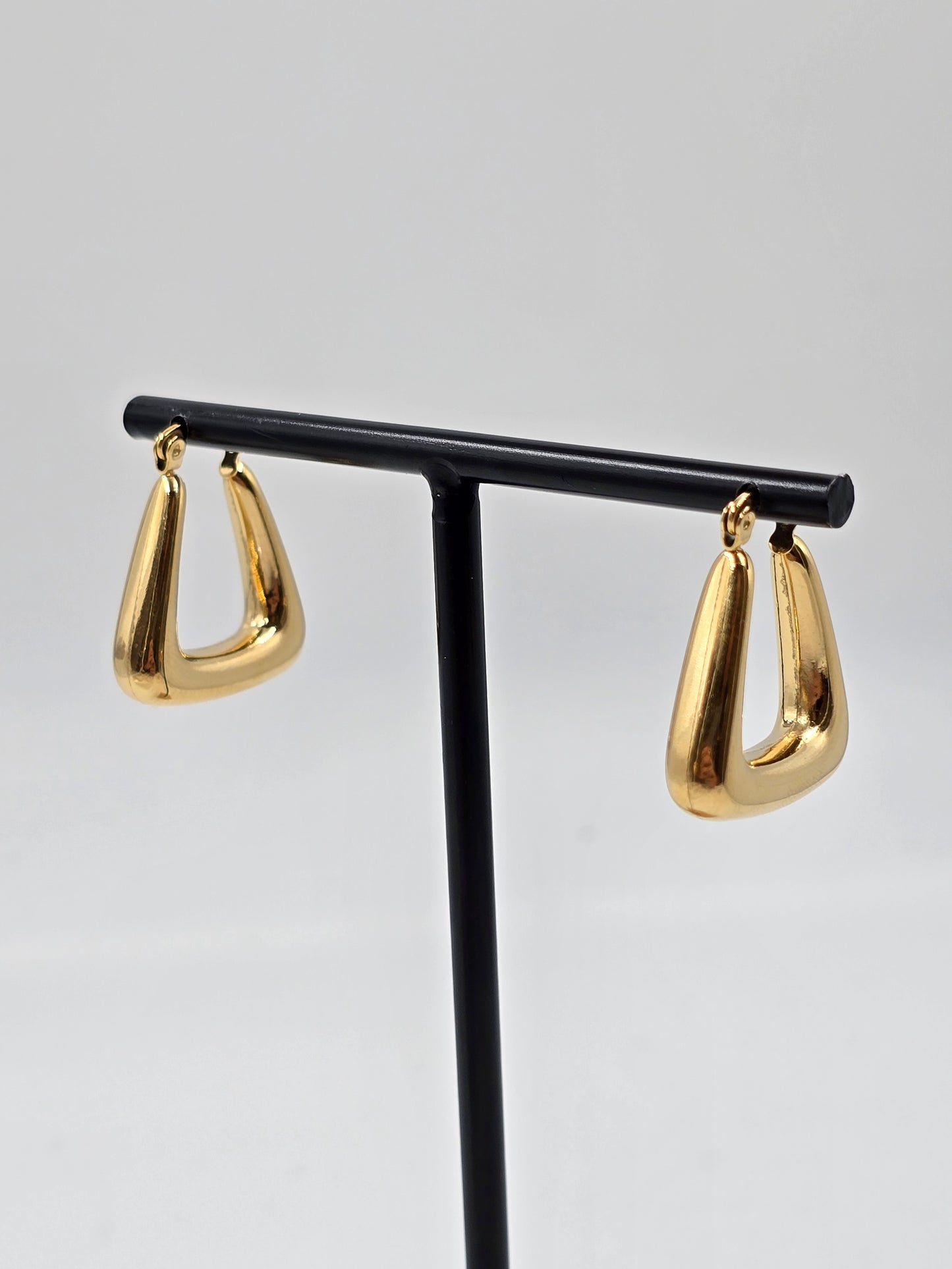A - Golden Triangle Earring