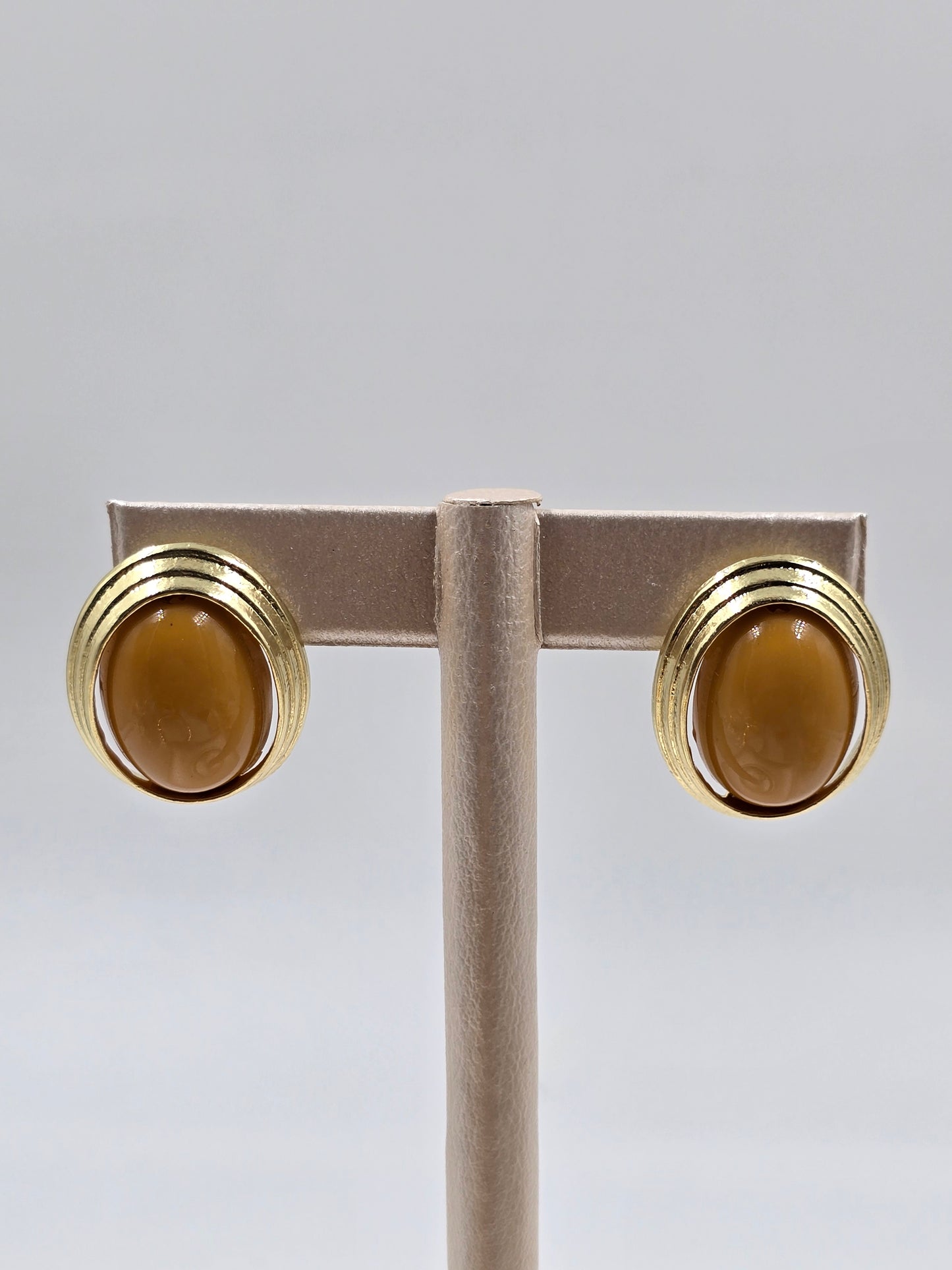 O - Oval Colorful Earrings