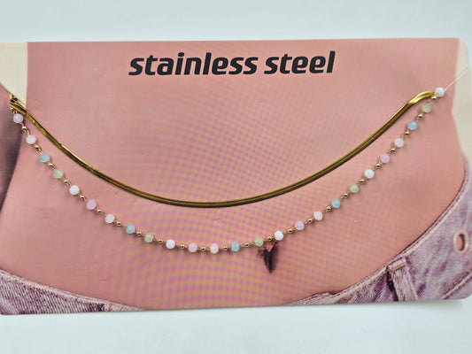 N - Stainless Steel Belly Chain