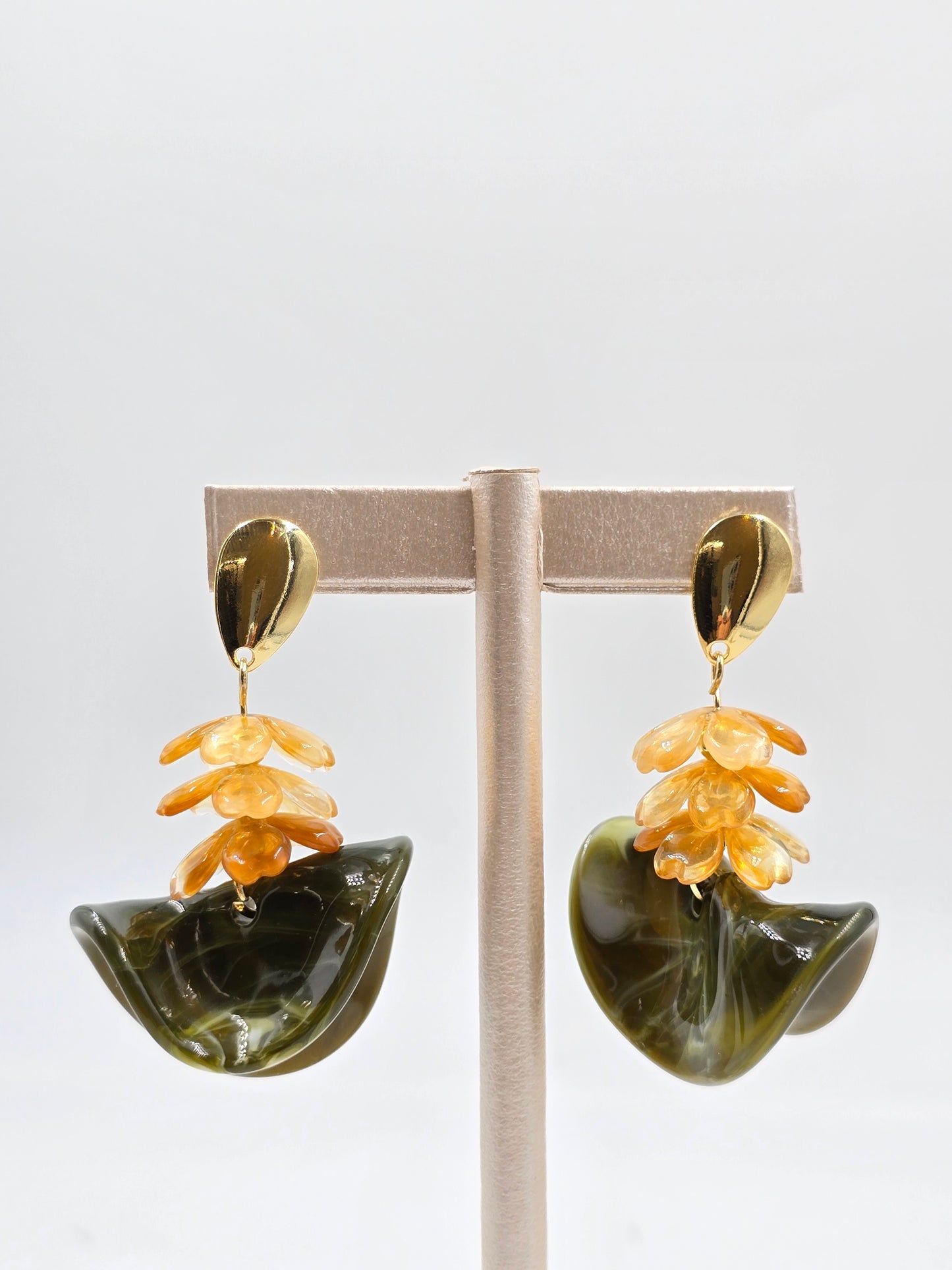 N - Pair of Floral Earrings