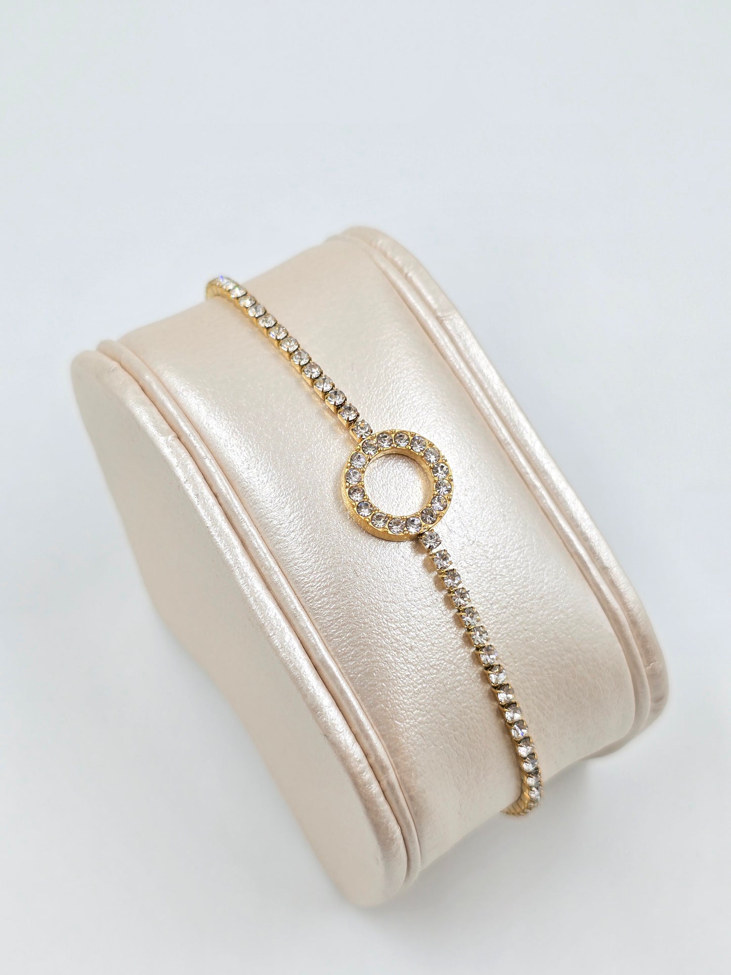 N - Circle Shiny Bracelet