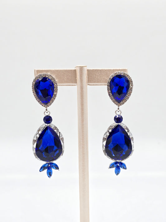 N - Blue Gala Earrings