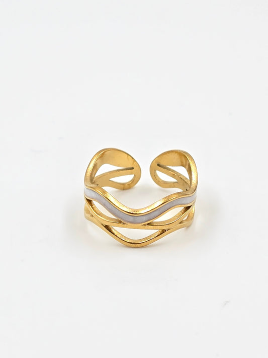 N - Stainless Steel Ring