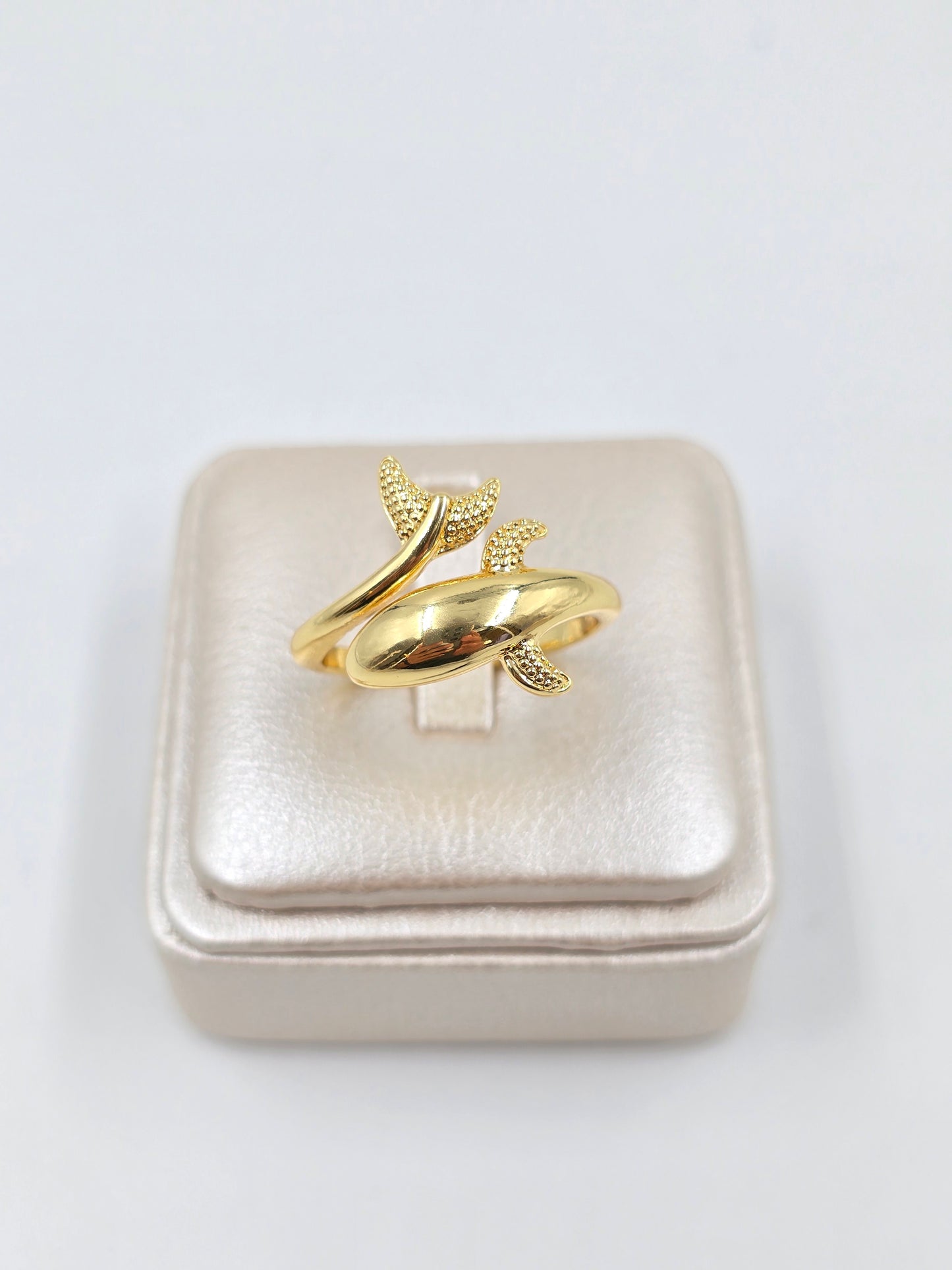 C - Gold Whale Ring