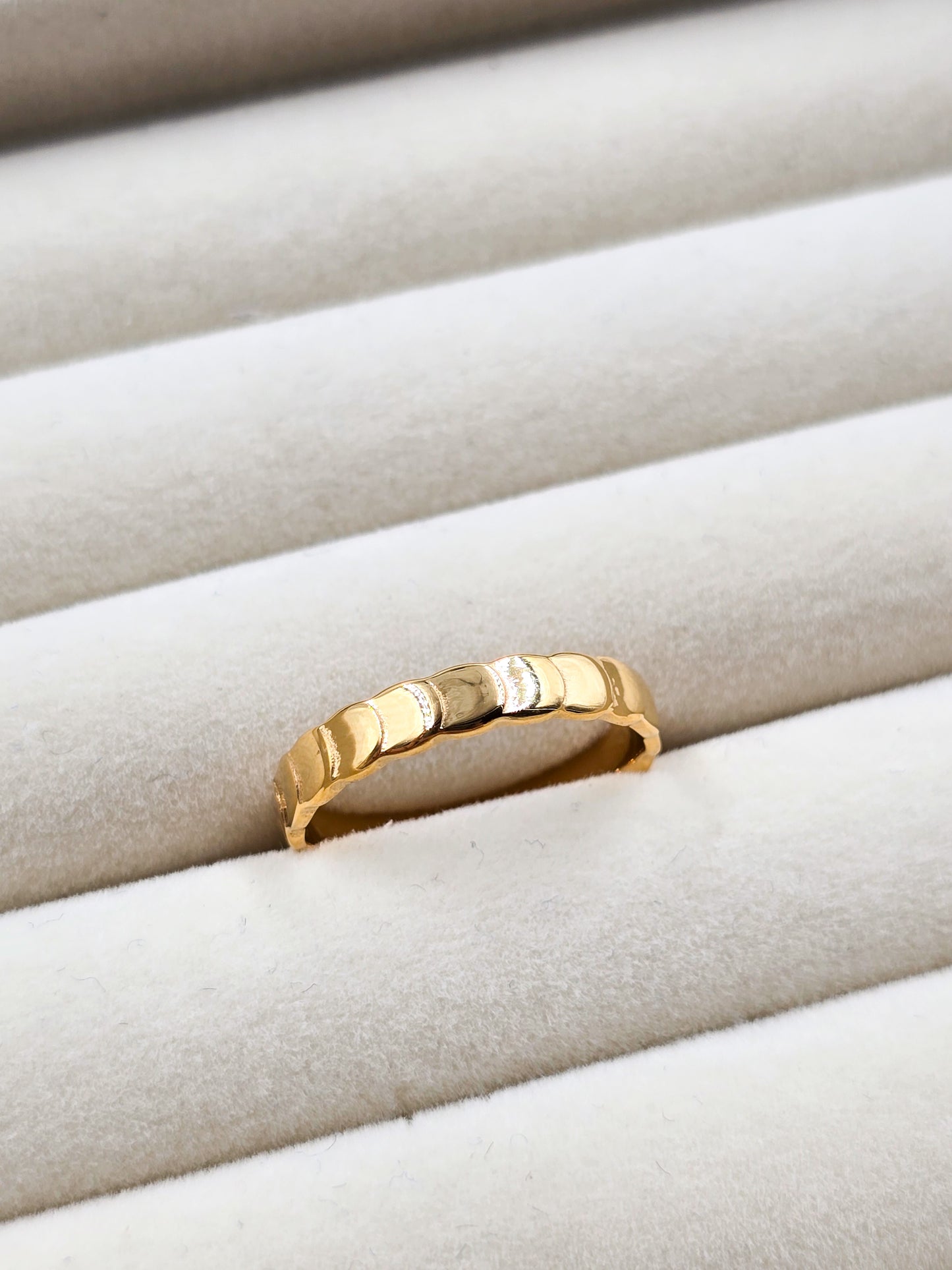 Stainless Steel Minimalist Linked Ring