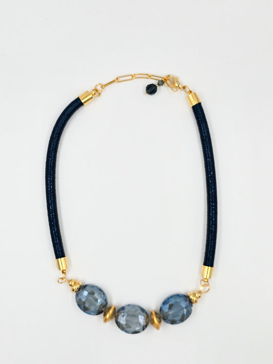 Blue Crystal Necklaces