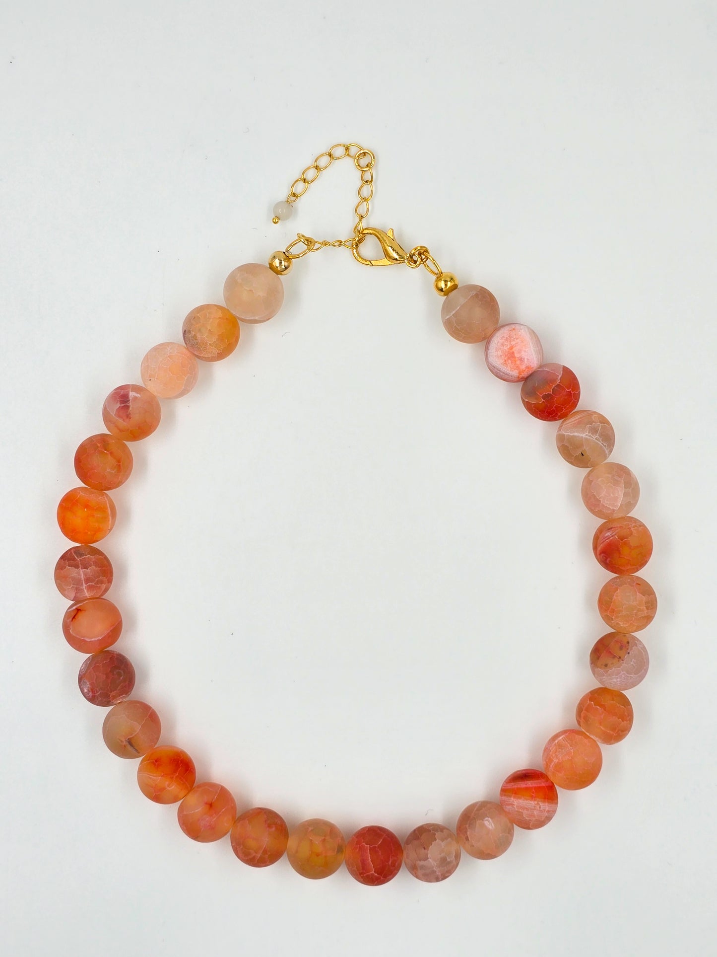 Natural Stone Beaded Necklace