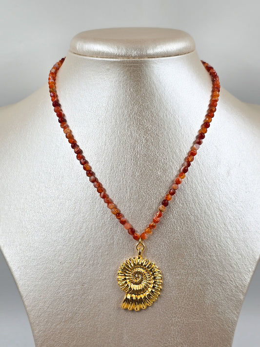 Marine Inspired Gold Pendants