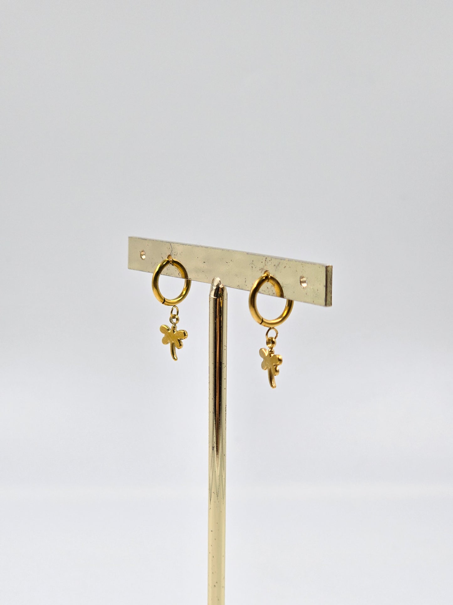 Stainless Steel Dragonfly Earrings