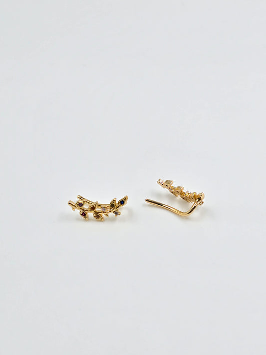 Golden Leaf Earrings