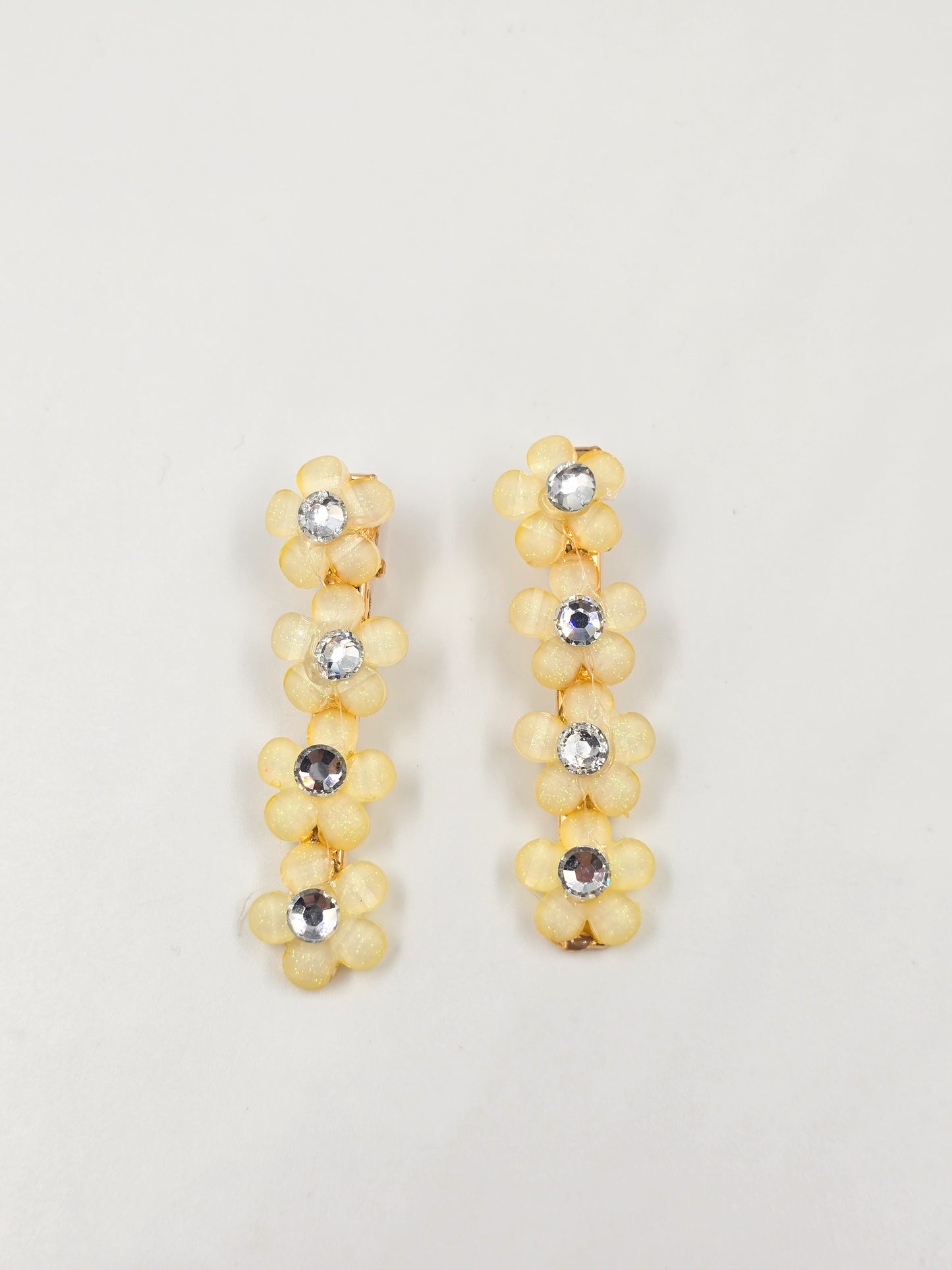 Pair Floral Hair Clip