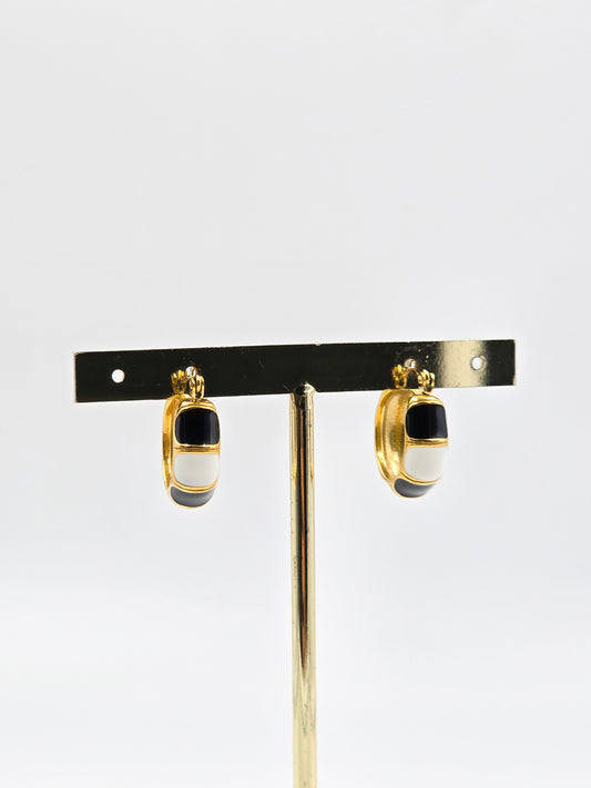 Black and White Hoops