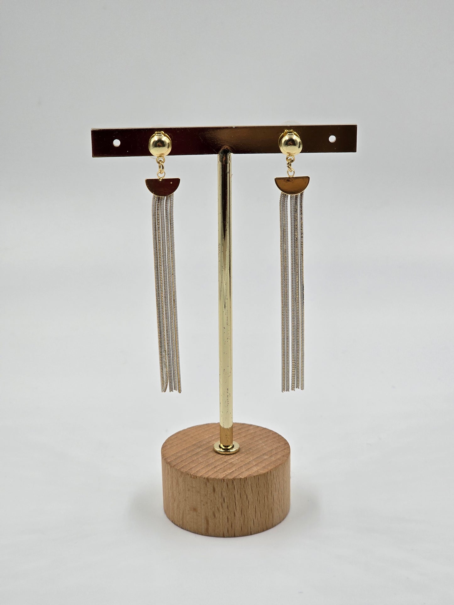 Golden Fringe Earrings