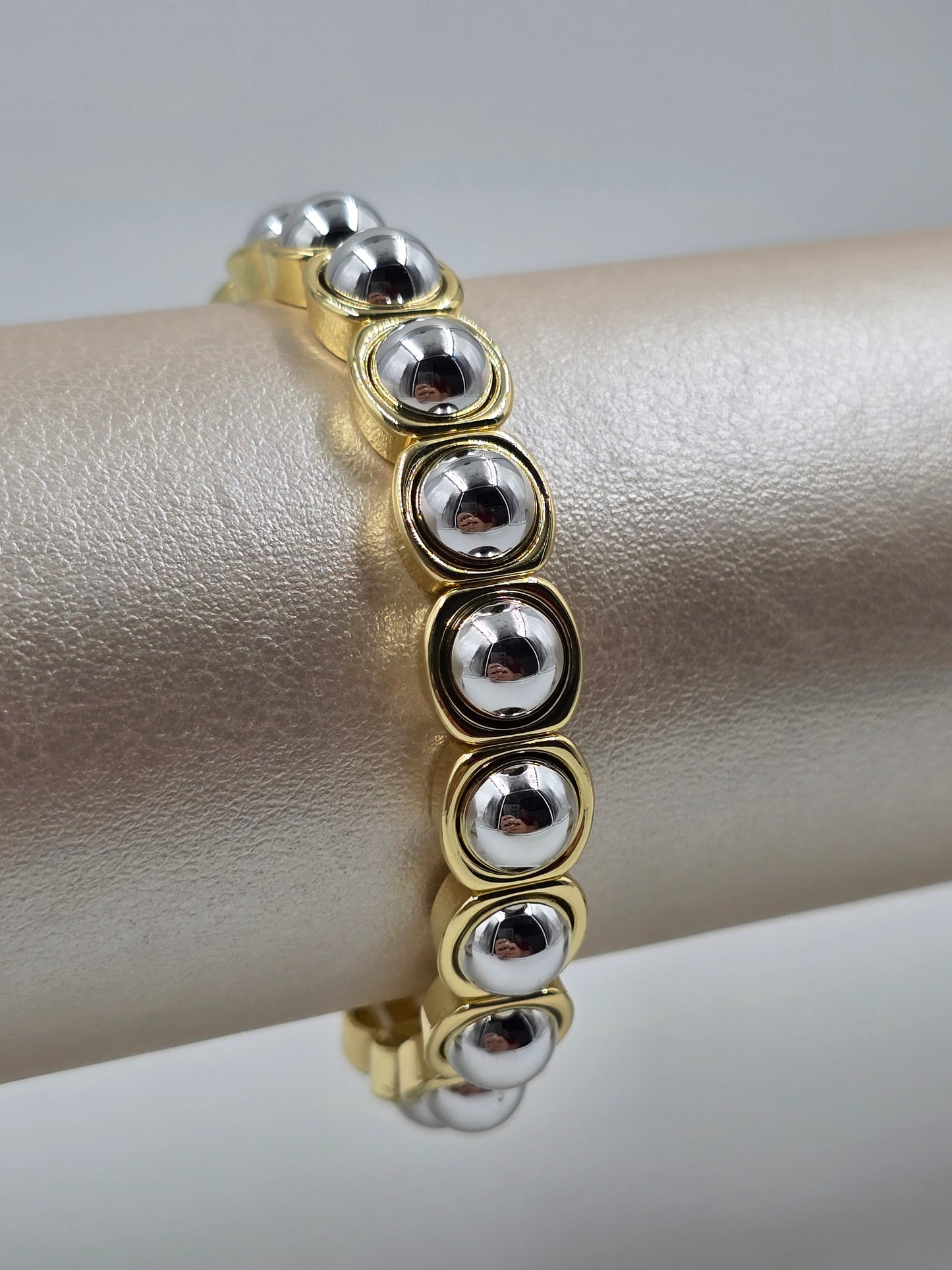 Silver and Gold Grace Bracelet