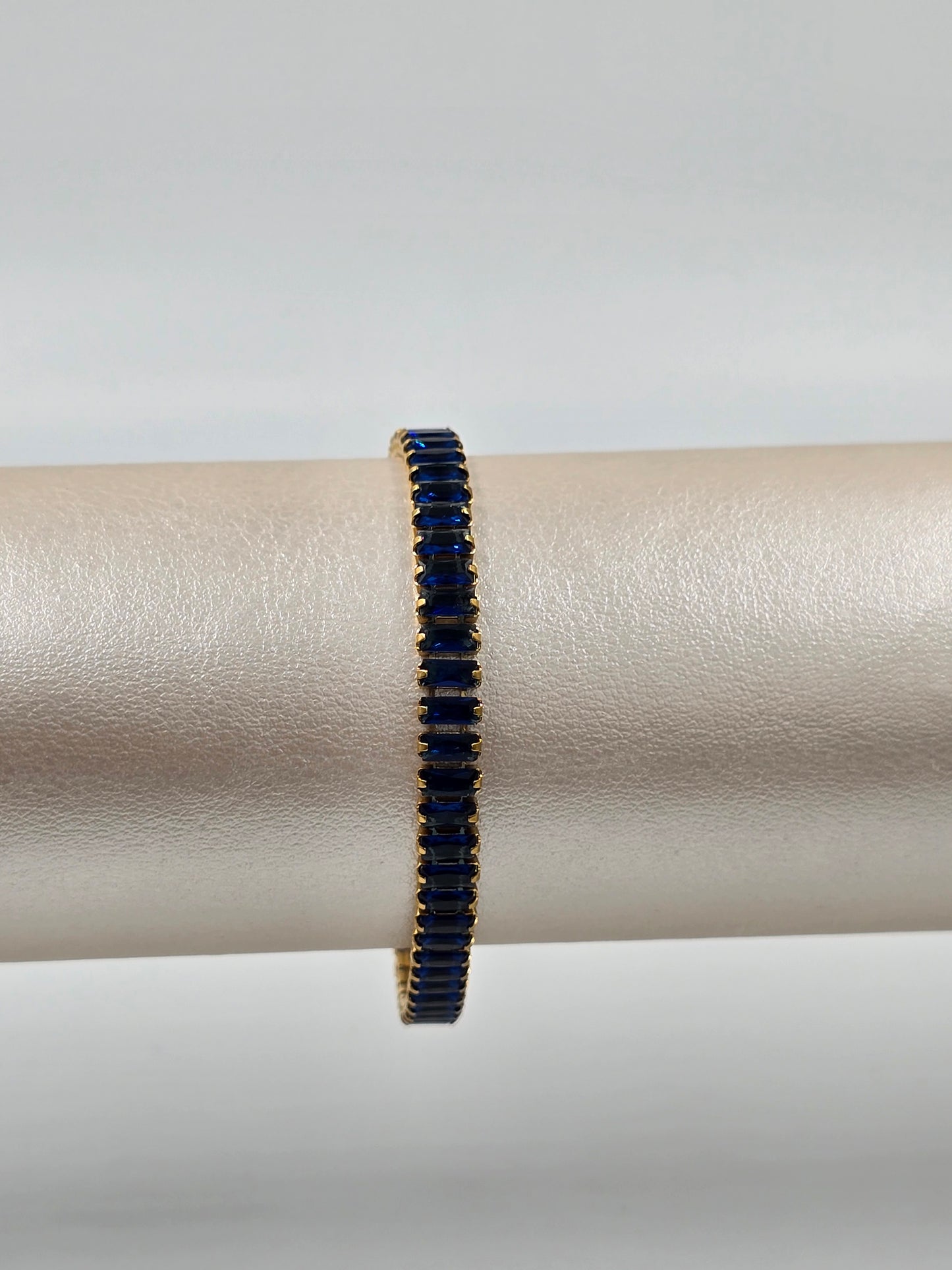 Stainless Steel Tennis Bracelet - Large