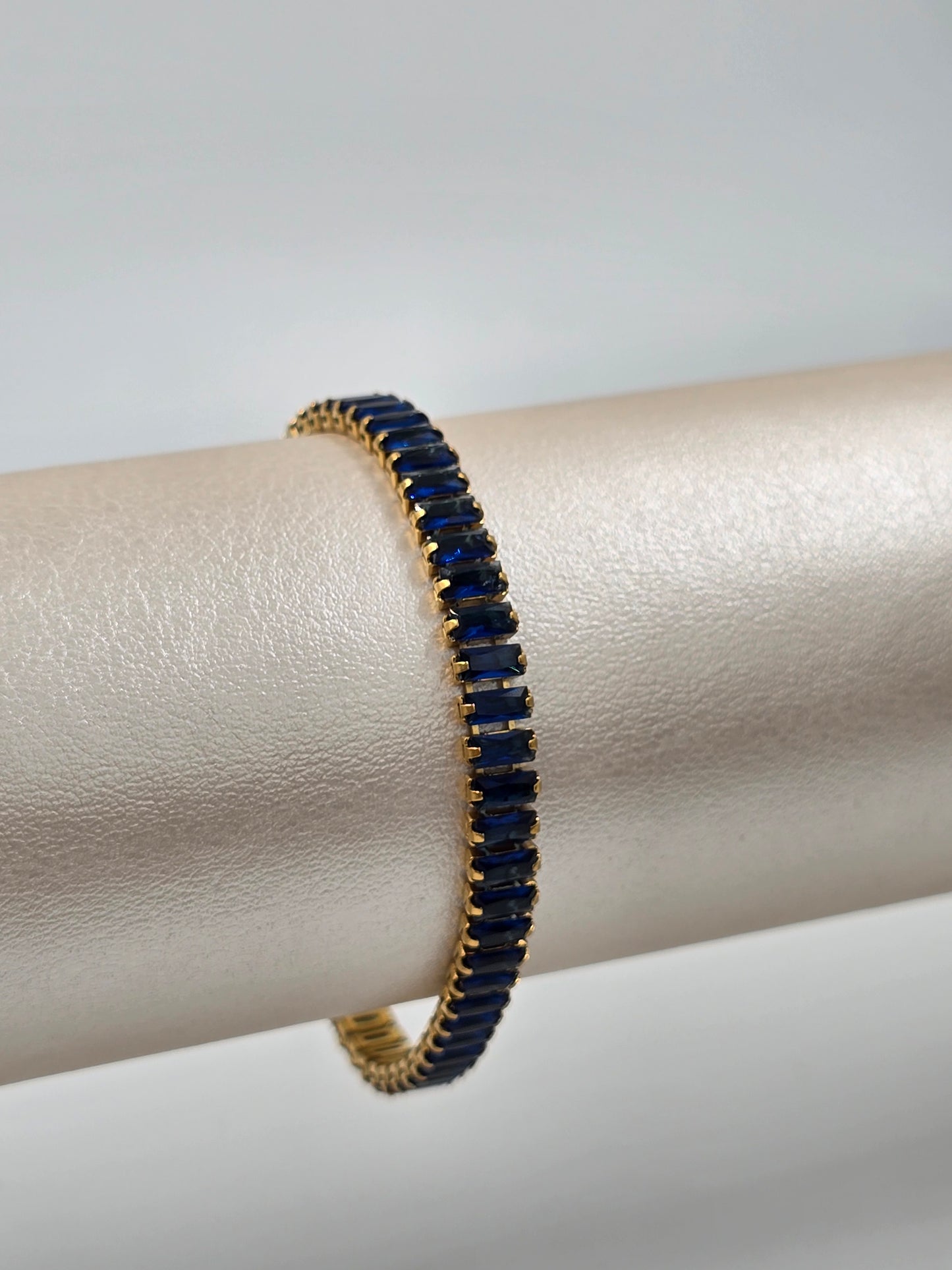 Stainless Steel Tennis Bracelet - Large