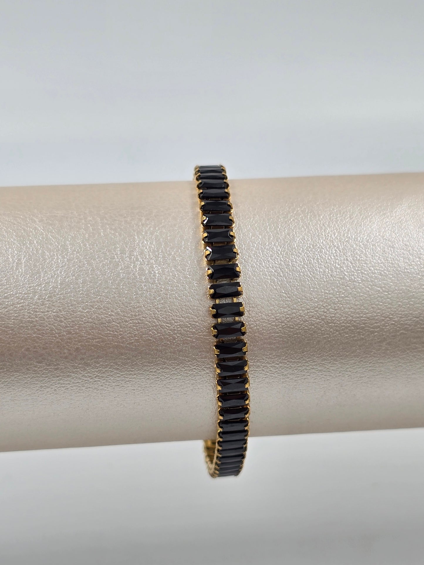 Stainless Steel Tennis Bracelet - Large