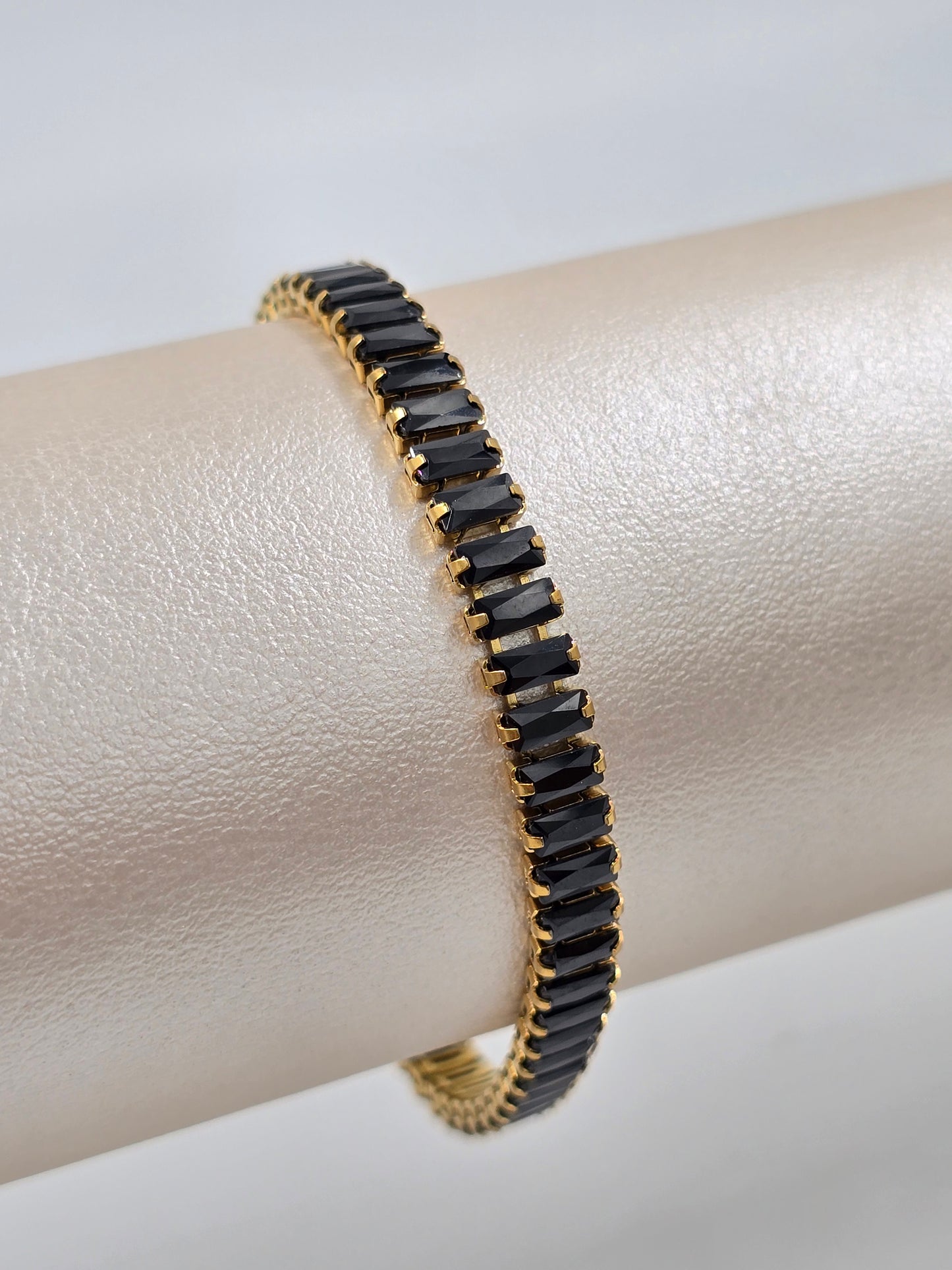 Stainless Steel Tennis Bracelet - Large