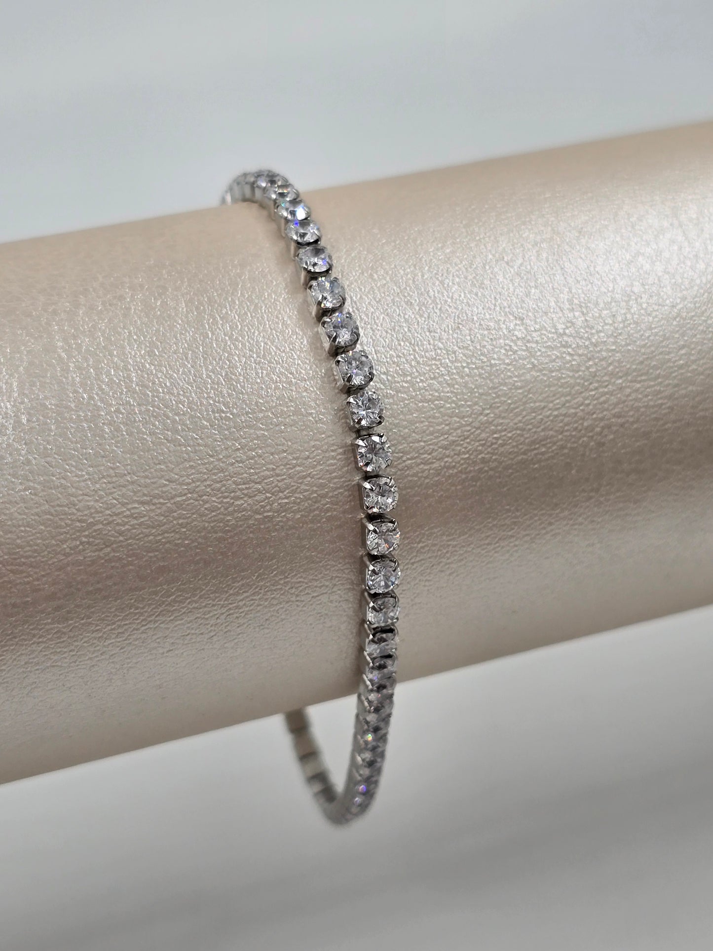 Stainless Steel Tennis Bracelet
