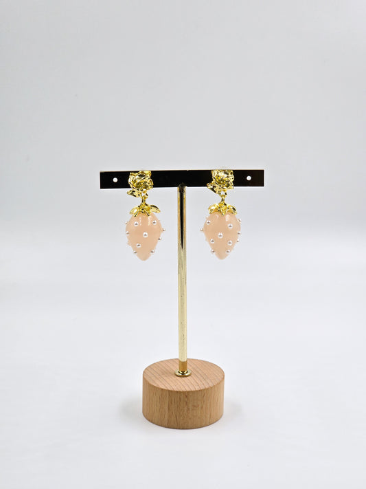 Golden Pearl Strawberry Studs