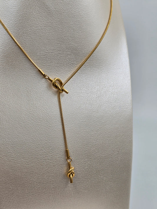 Stainless Steel Knot Necklace