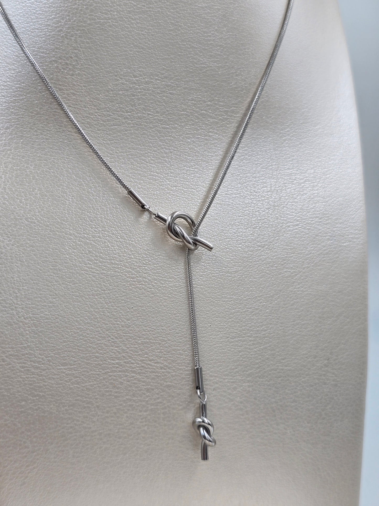 Stainless Steel Knot Necklace