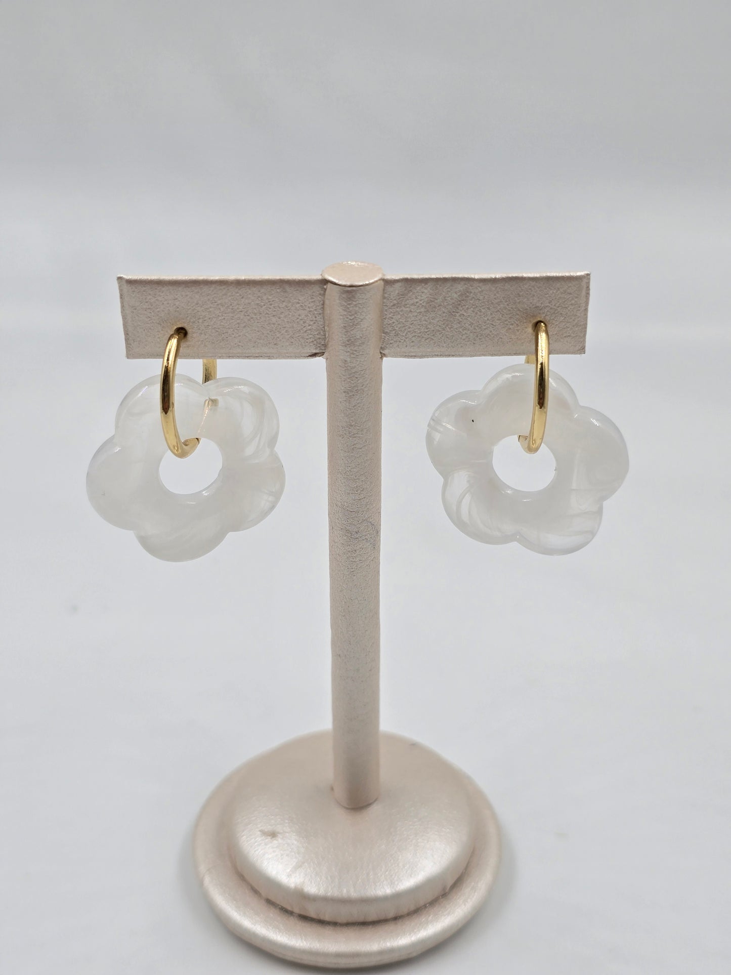Colored Flower Earrings