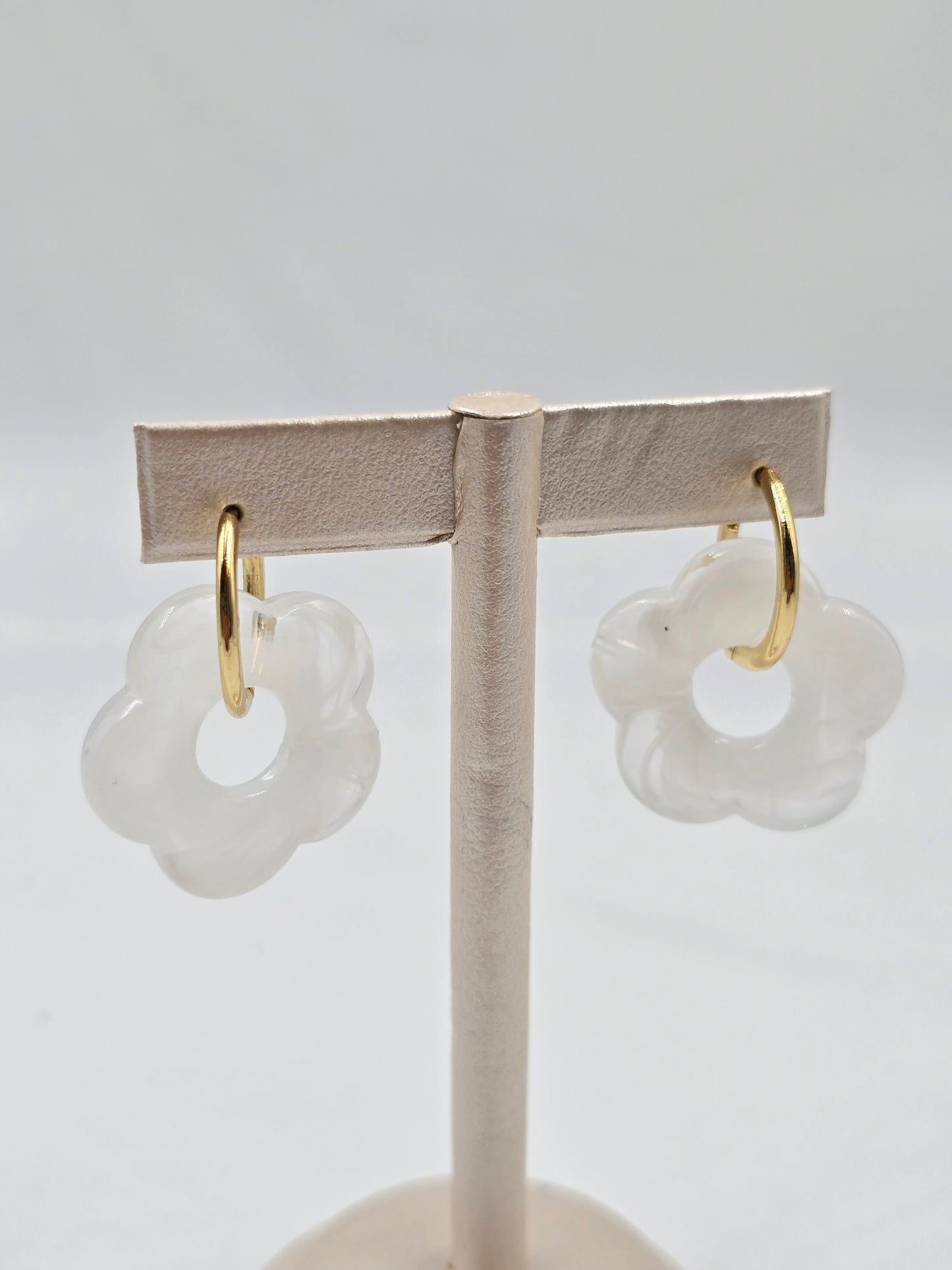 Colored Flower Earrings