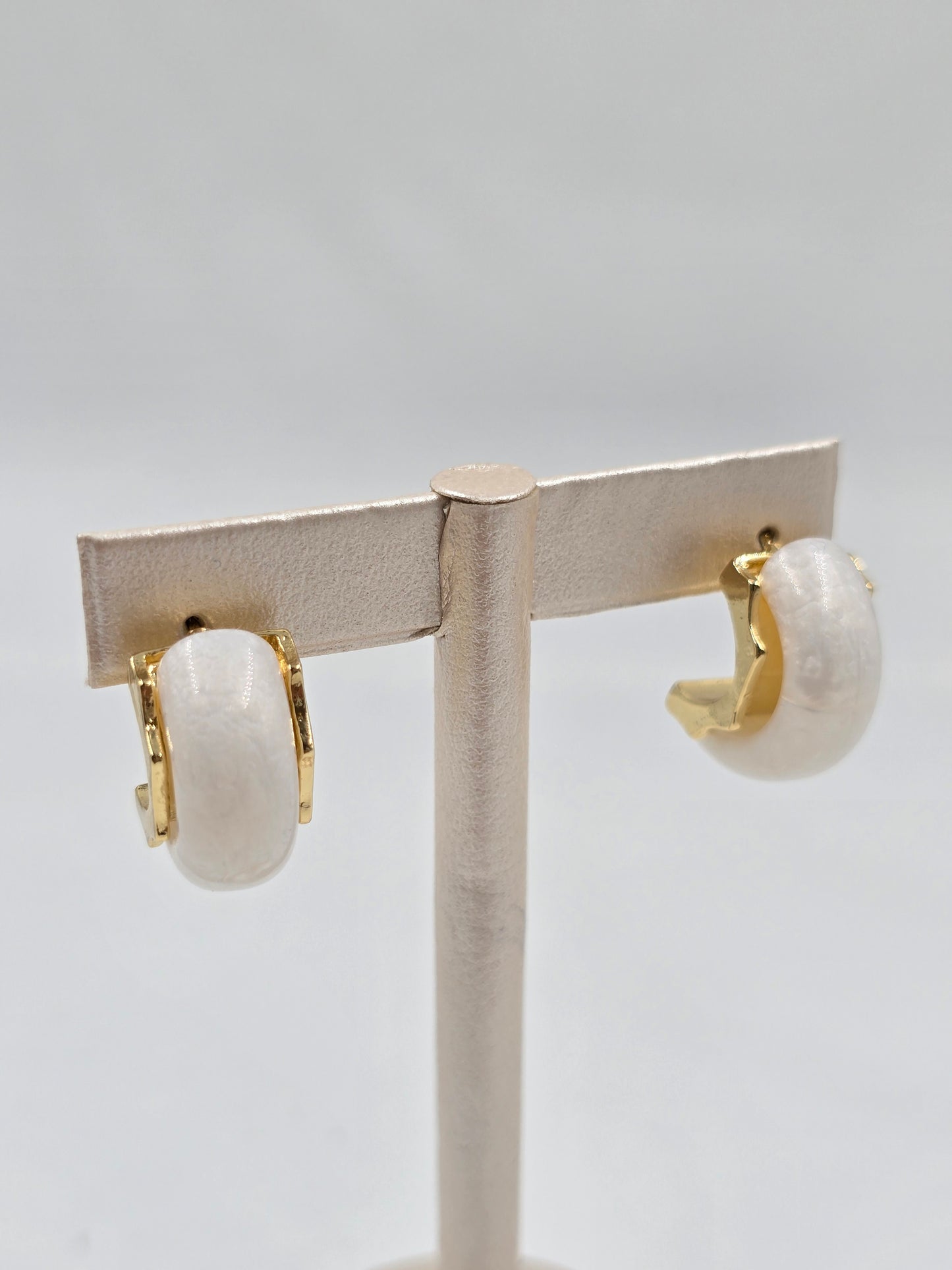 Colored Natural Studs Earrings