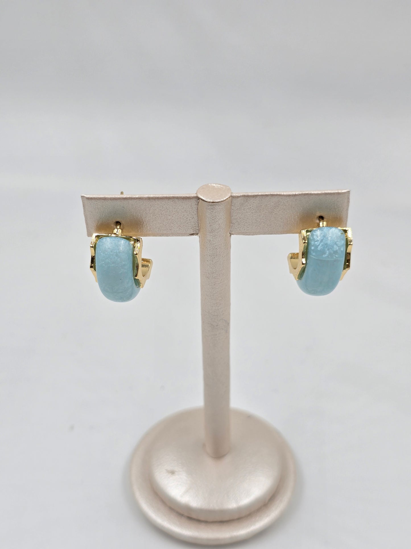 Colored Natural Studs Earrings