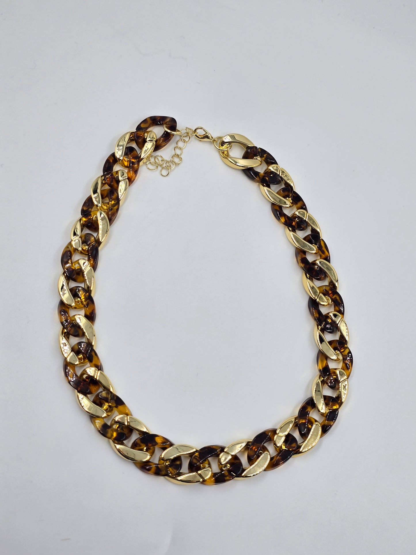 Amber and Gold Chain