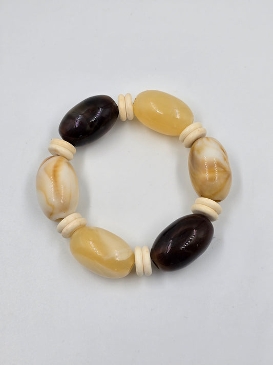 Bold Natural Stone Bracelet
