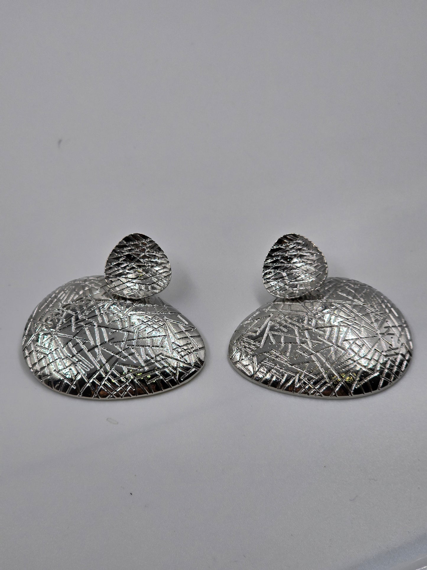 Oval-Shaped Earrings