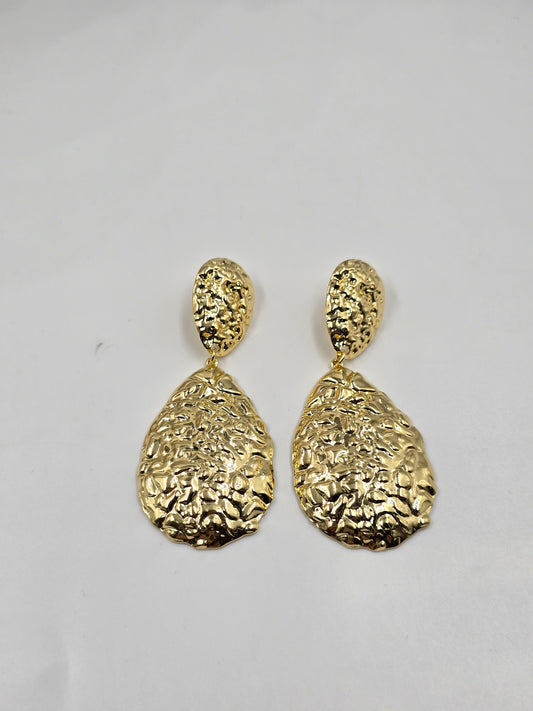 Pair of Textured Earrings