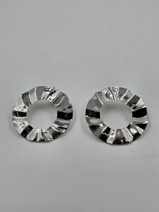 Circle Textured Earrings