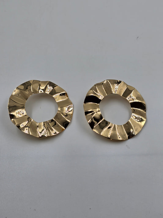 Circle Textured Earrings