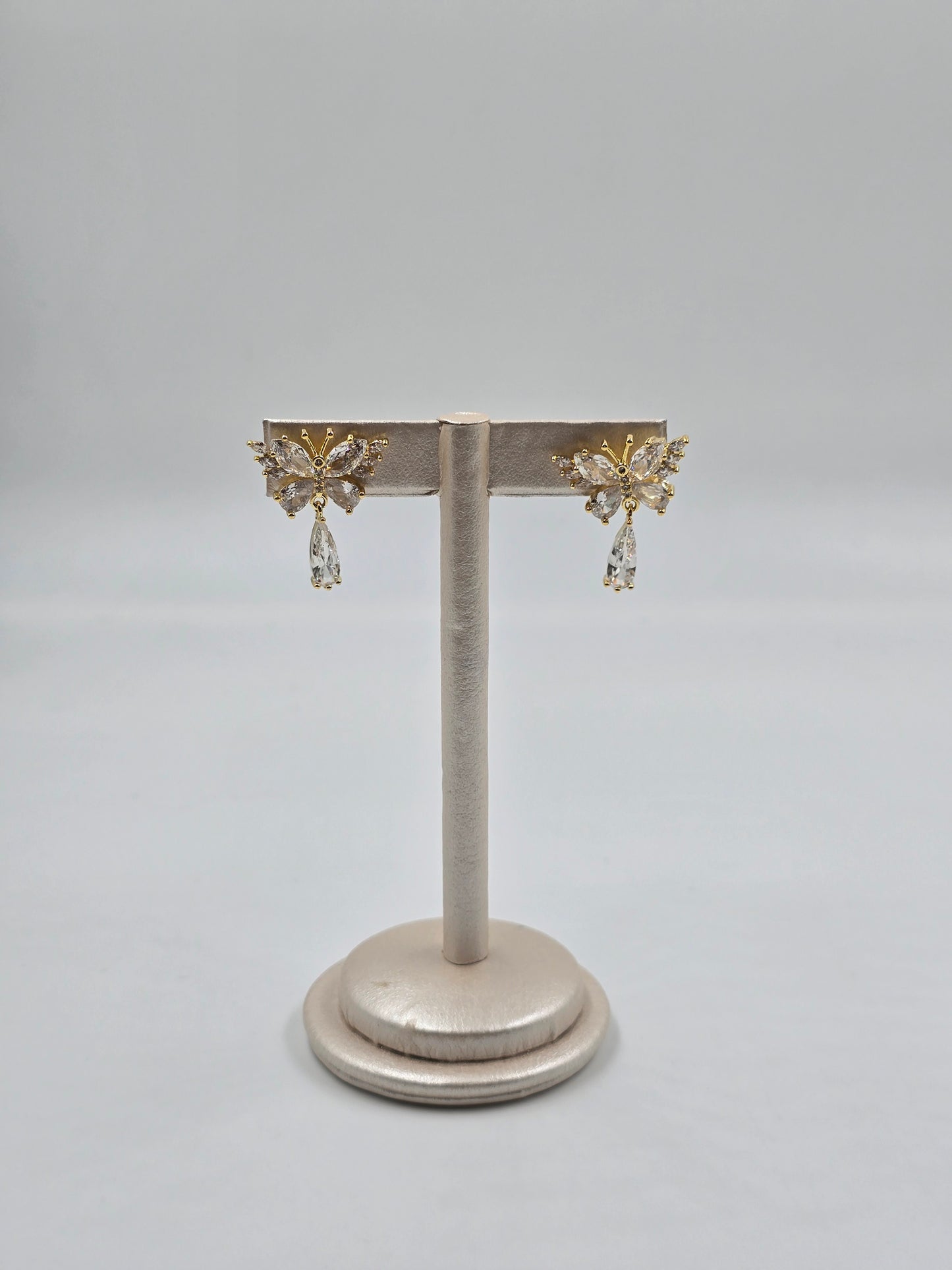 Gemstones Butterfly Earrings