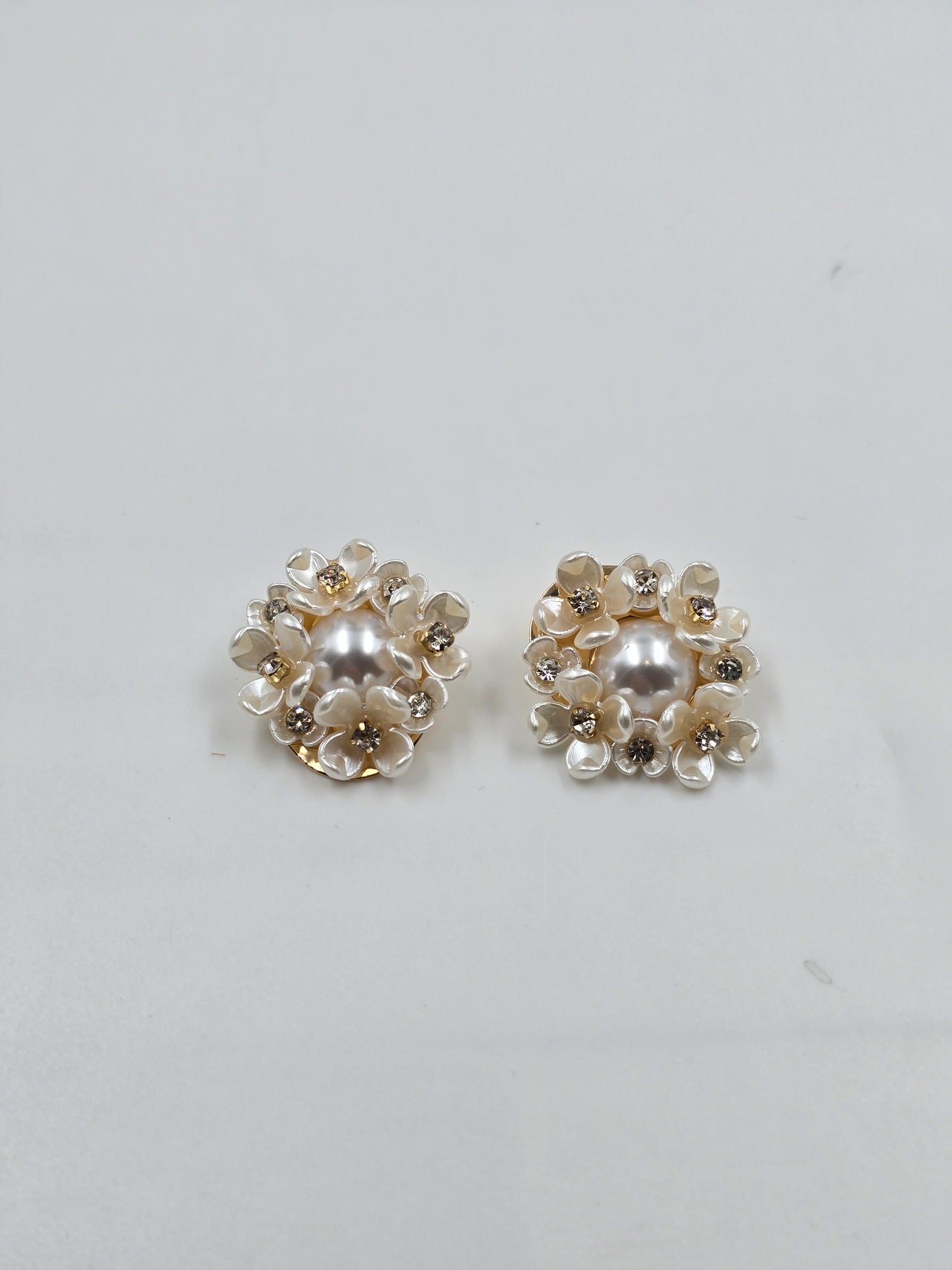 Pearl and Crystal Earrings