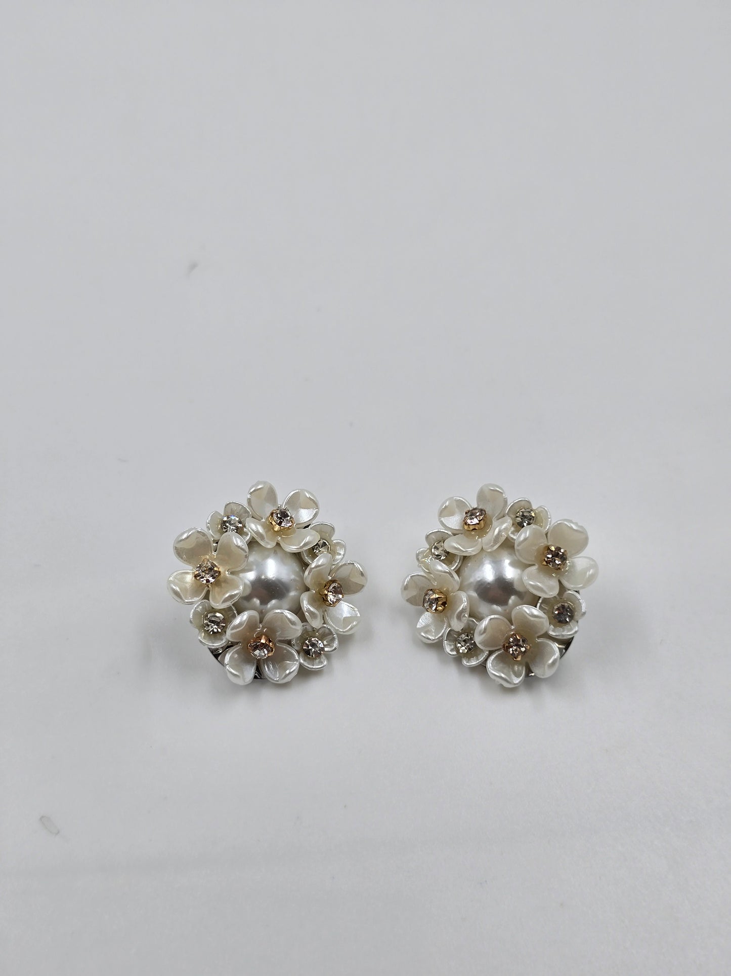 Pearl and Crystal Earrings