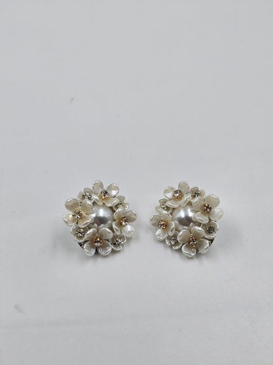 Pearl and Crystal Earrings